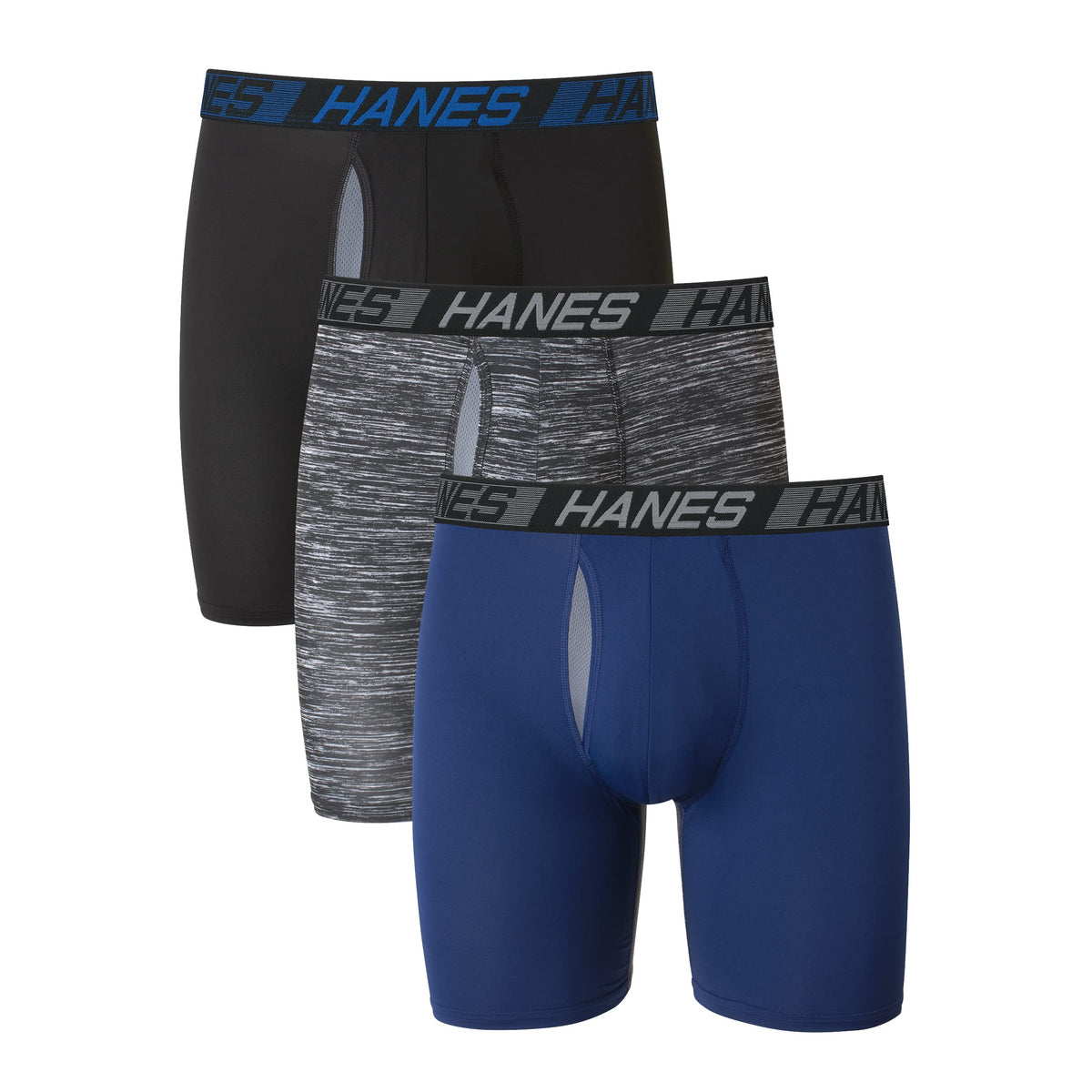 Hanes Men's Total Support Pouch Boxer Briefs (3-Pack)