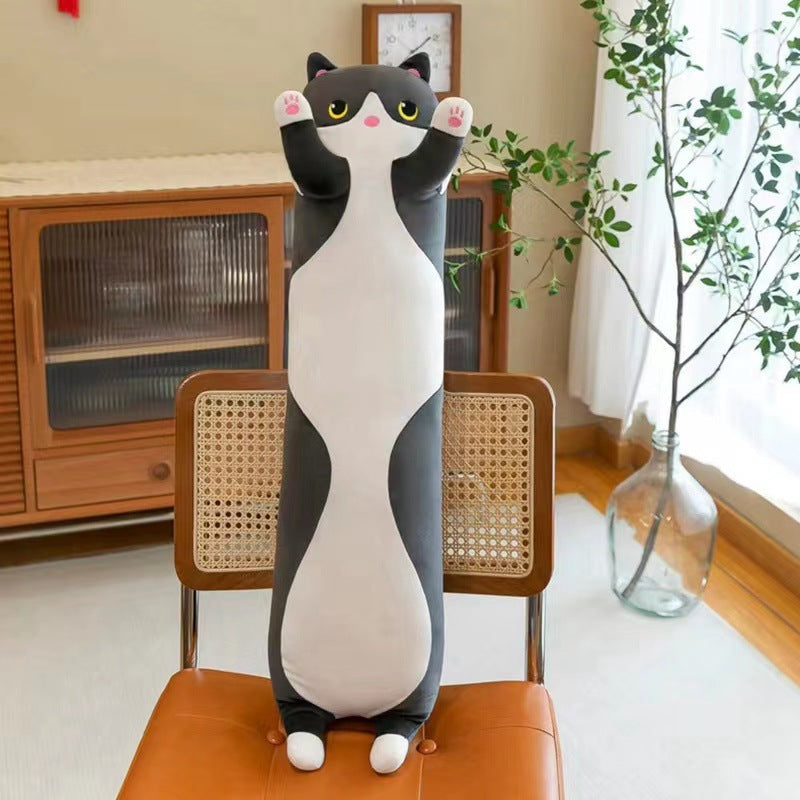 Cute Long Cat Plush Toy Doll for Kids' Sleep & Play