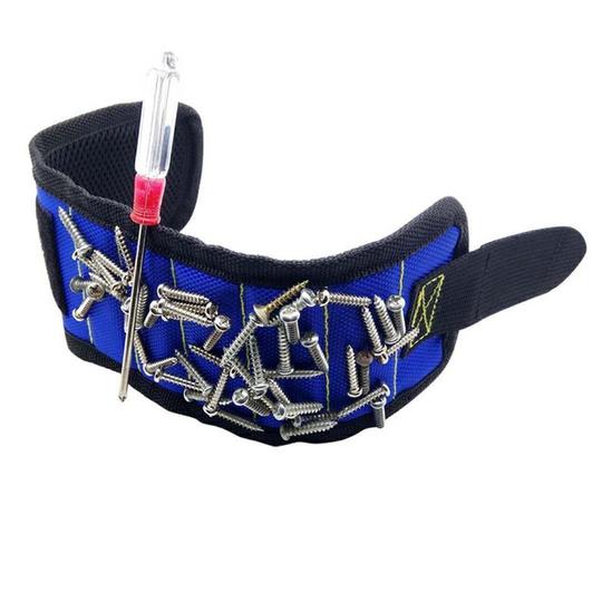 Powerful Magnetic Wristband for Tools and Accessories