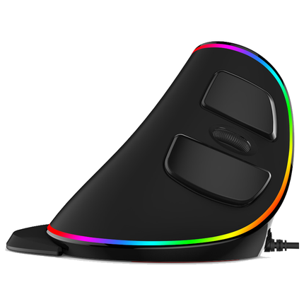 M618 Plus Vertical Mouse with Colorful Design