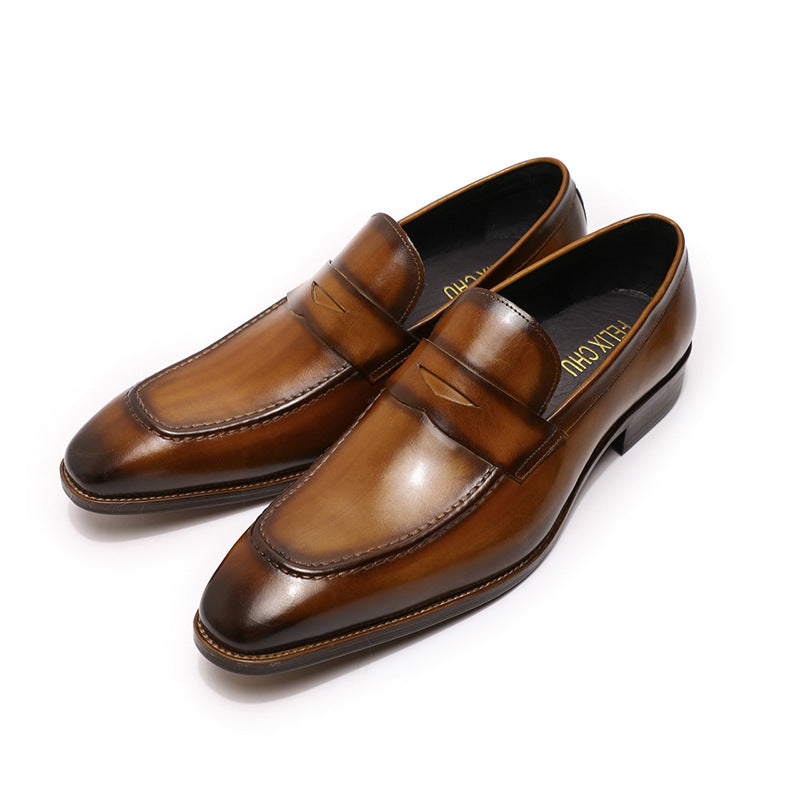 Handmade High-End Cowhide Men's Business Shoes