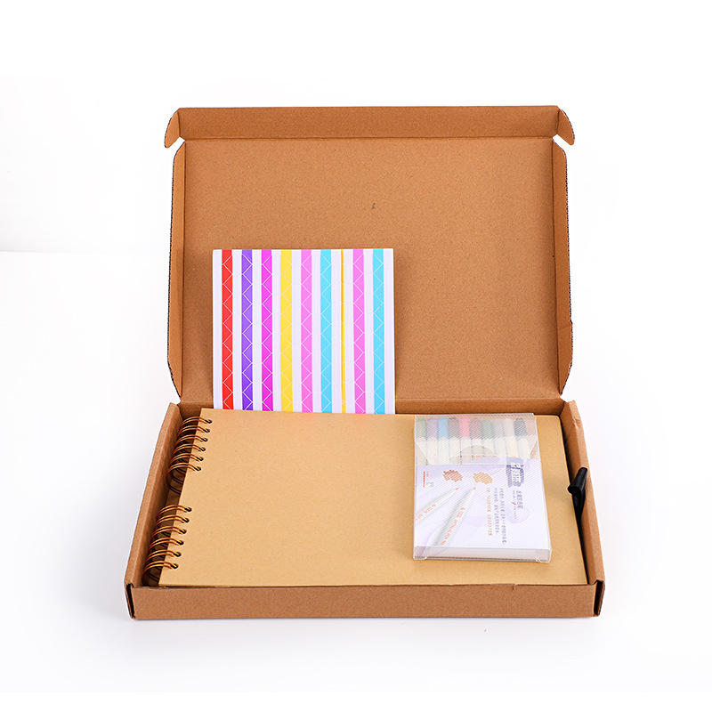 GOTIDEAL Scrapbook Album with Markers & Stickers, 80 Pages