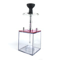 Acrylic Hookah Set with Arabic Square Design
