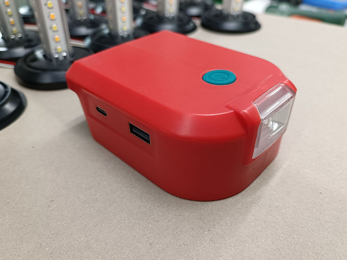 USB Rechargeable Light for Makita, DeWalt, Bosch (1pc)
