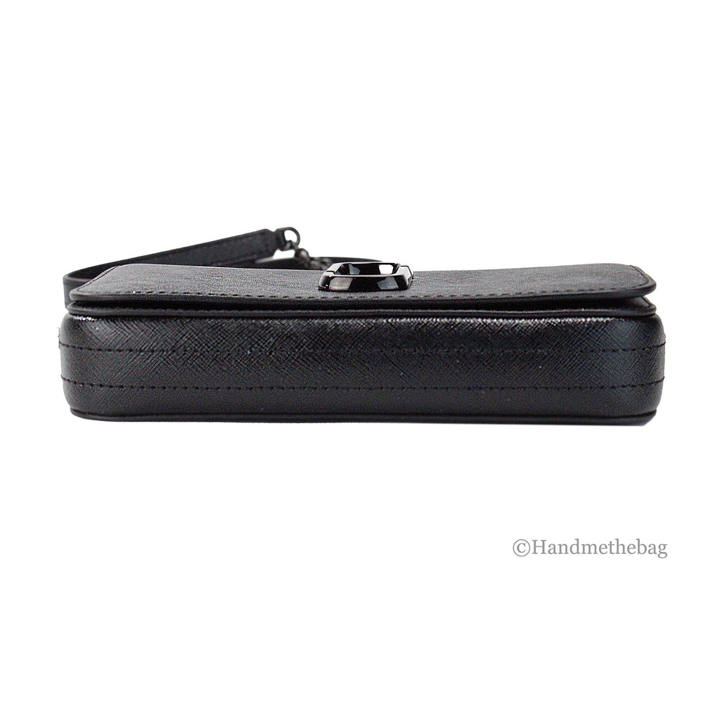 Marc Jacobs The Snapshot Black Leather Chain Crossbody