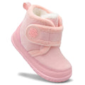 Baby Girls Boots Infant Warm Walking Boots Hard Bottom Winter Baby Shoes Toddler Baby House Shoes Pink 9-16 Months