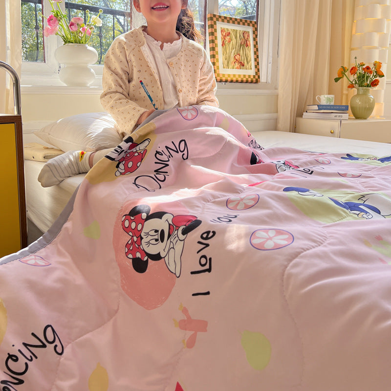 Disney Cartoon Kids Summer Blanket for Infants