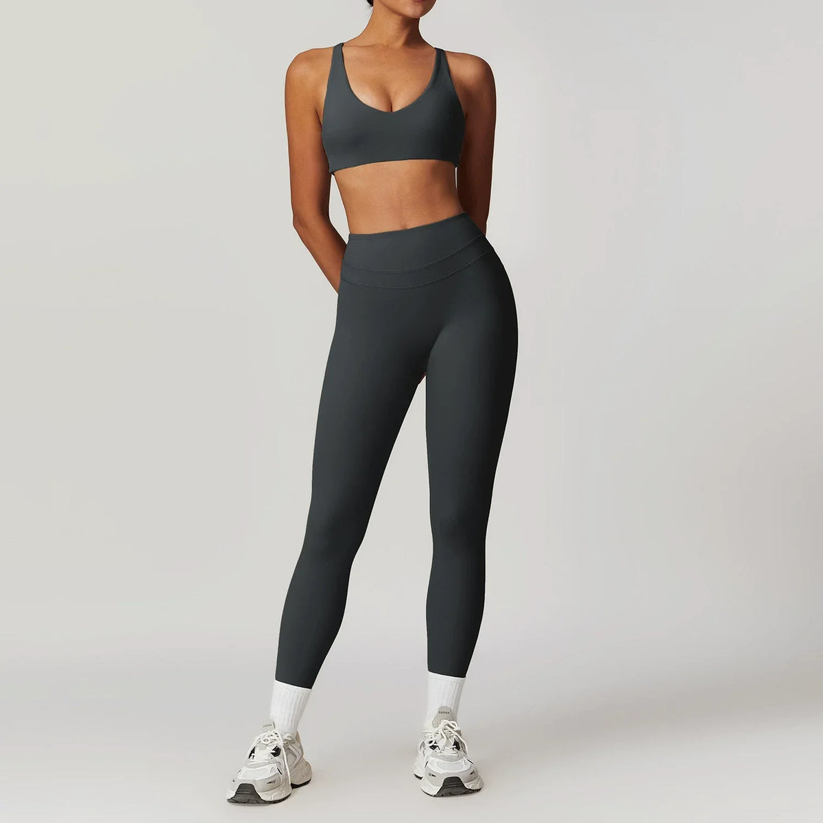 2 Pieces Sportswear Women Yoga Set Gym Clothes Sportswear Yoga Suits Fitness Set Tracksuits Sports Bra Gym High Waist Leggings