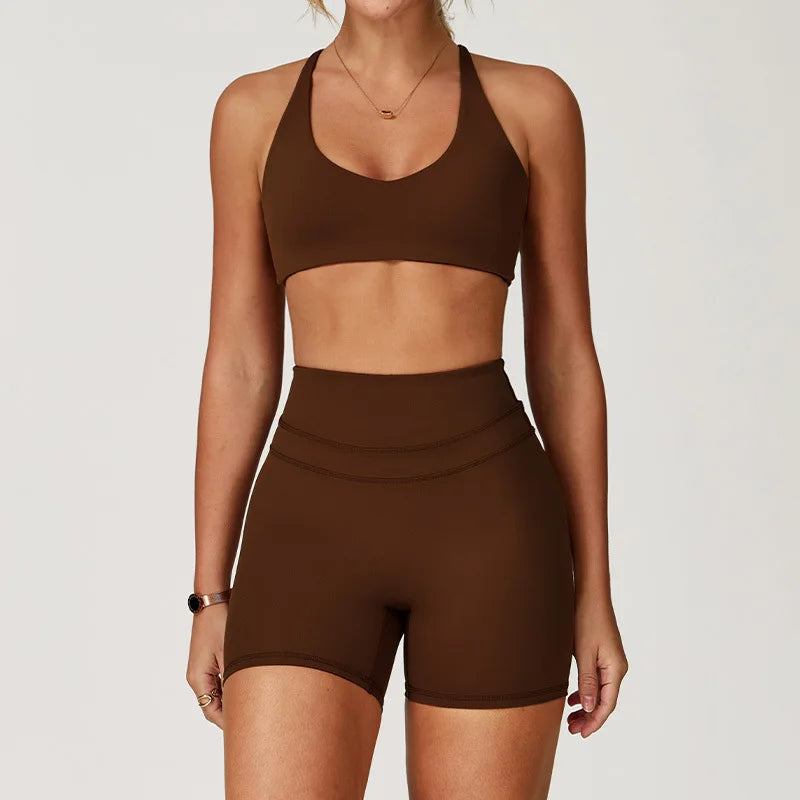 2 Pieces Sportswear Women Yoga Set Gym Clothes Sportswear Yoga Suits Fitness Set Tracksuits Sports Bra Gym High Waist Leggings