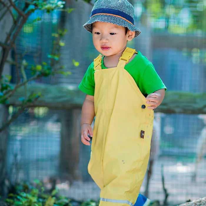 Summer Spring Baby and Girls Boys Waterproof PU Bodysuit Kids Single Layer Breathable Rain Pants Child Outfit Jumpsuit 1-8 Years