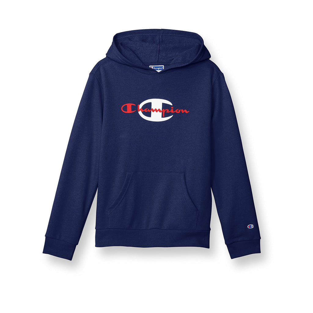Champion Little Kids Sweatshirts for Boys Pullover Hoodie Multiple Graphics Athletic Navy