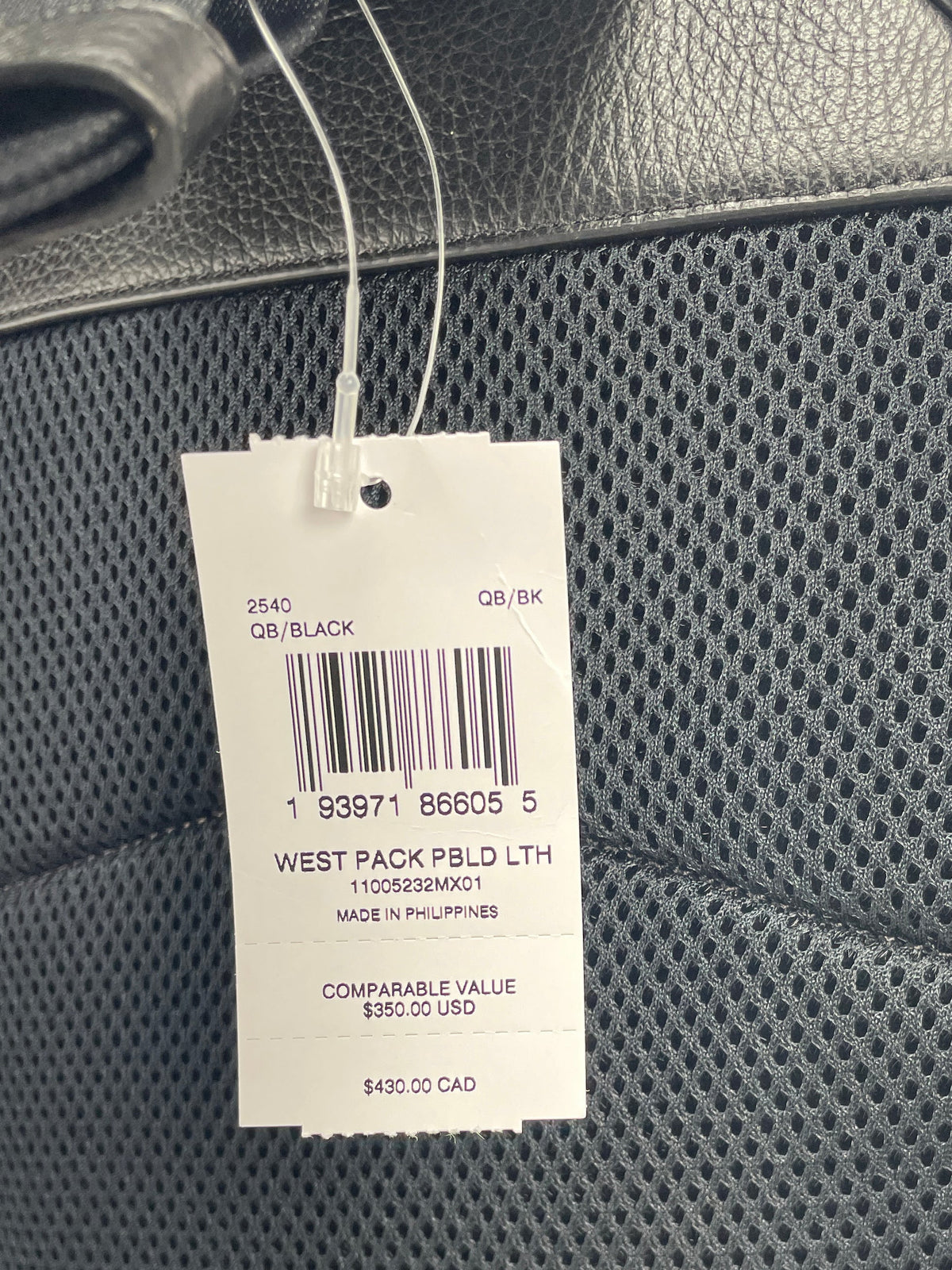 Coach (2540) West Black Leather Sling Pack Bag