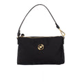 Versace Small Flat Black Medusa Coin Nylon Fabric Pouch
