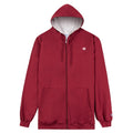 Champion Big and Tall Thermal Lined Hoodies for Men – Men’s Fleece Zip Up Hoodie Burgundy