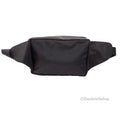 Versace Small Black Nylon Matte Medusa Belt Bag