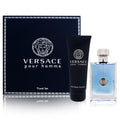 Versace Pour Homme Men Gift Set (Eau De Toilette Spray Hair and Body Shampoo)