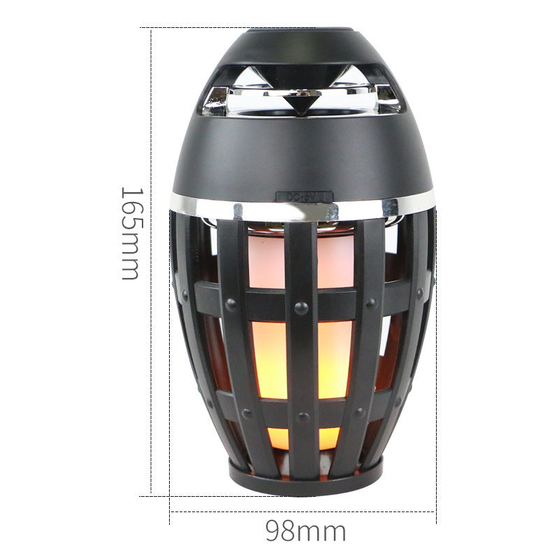 Bluetooth Flame Speaker with Creative Torch Design