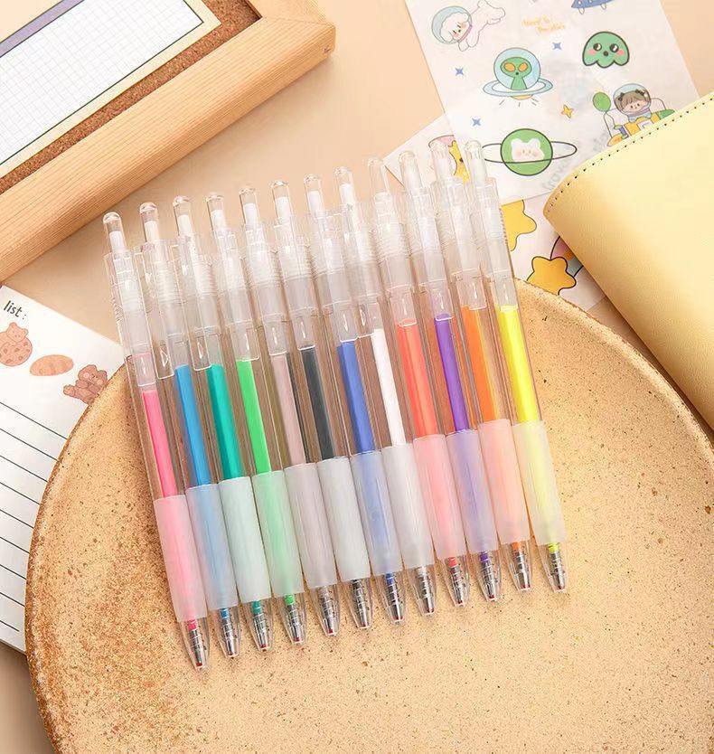 3D Jelly Gel Pens - Colorful Markers for Students