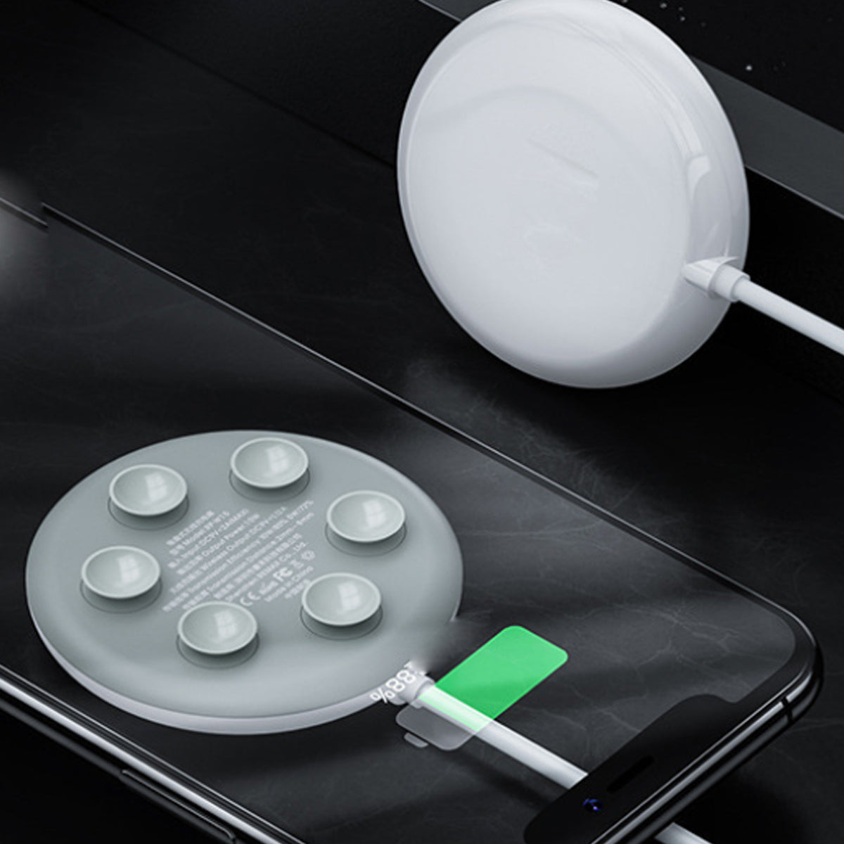 Superfast Ultra Thin And Round Wireless Charger