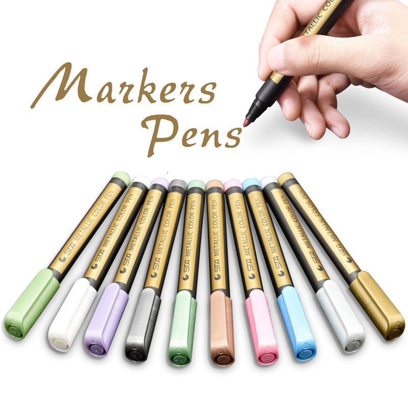 Colorful Metal Markers for DIY Scrapbooking (Set)