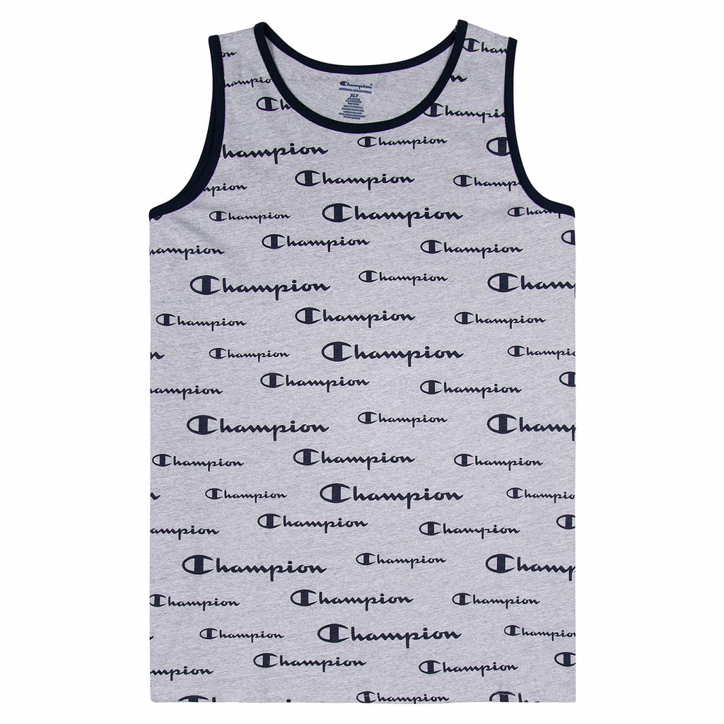 Champion Big and Tall Tank Tops for Men – Big and Tall Mens Sleeveless Shirts Grey White