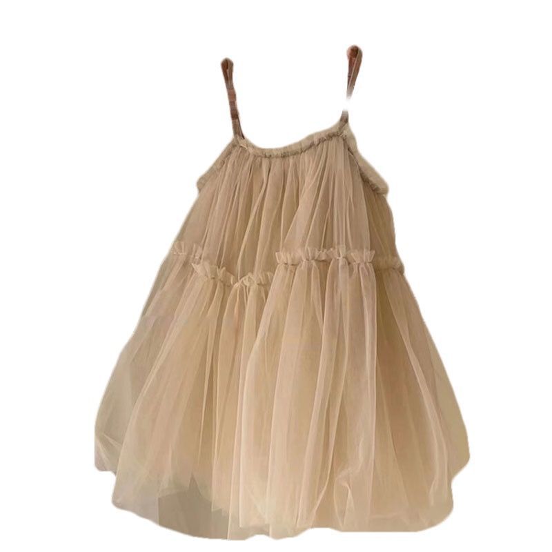 High-End Mesh Dress for Girls