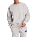 Champion Mens Reverse Weave Sweatshirt Oxford Gray Medium