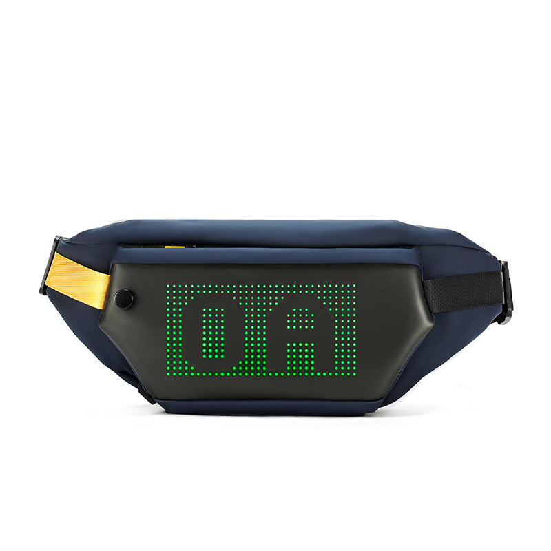 Men's DIY LED Cool Crossbody Waist Bag