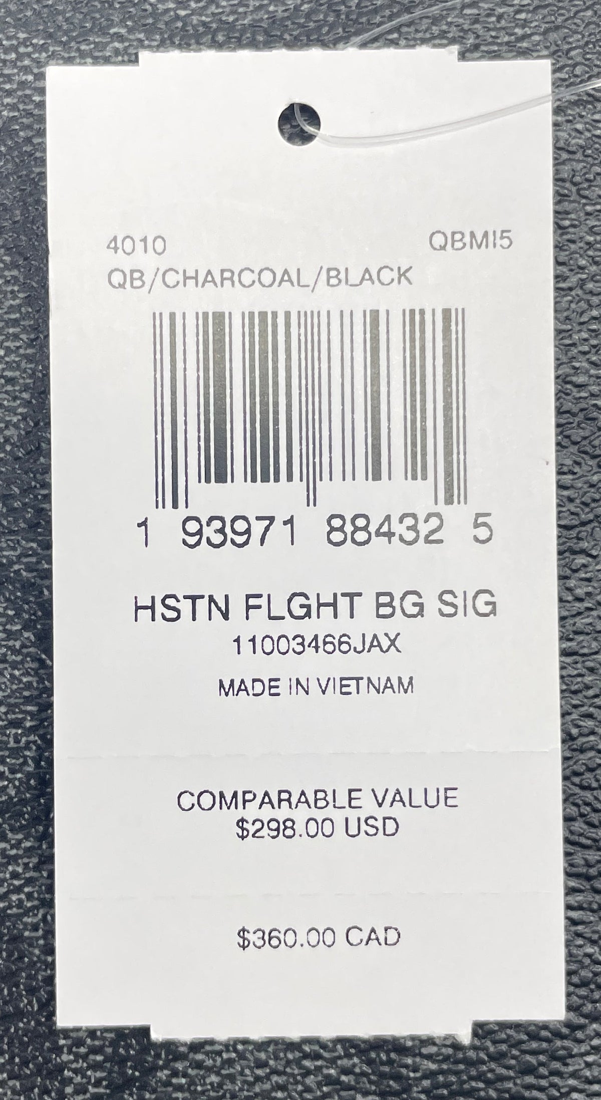 Coach Signature Leather Houston Flight Bag