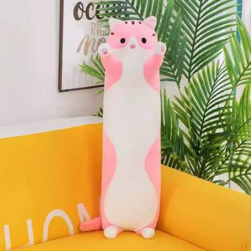 Cute Long Cat Plush Toy Doll for Kids' Sleep & Play