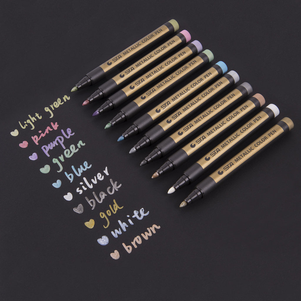 Colorful Metal Markers for DIY Scrapbooking (Set)