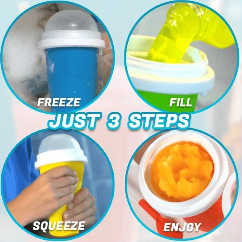 DIY Ice Cream Magic Cup for Quick Freezing