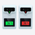 Wall-Mounted Infrared Forehead Thermometer for Quick Detection