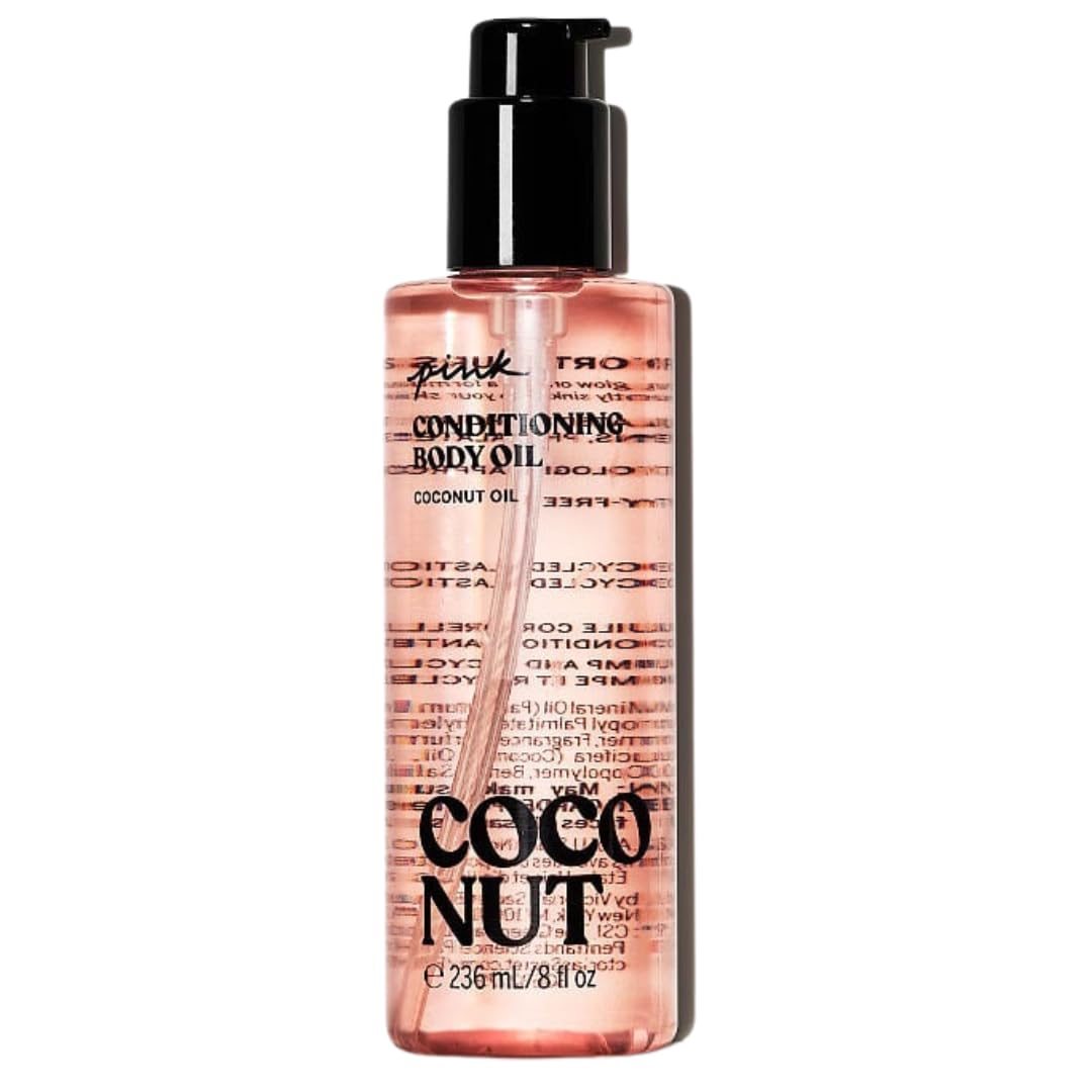 Victorias Secret Pink Coco Oil Soothing Body Care Body Oil 8 oz. (Coco Oil)