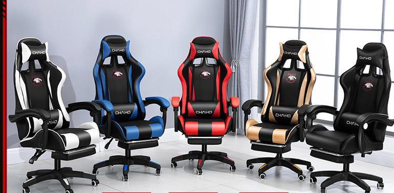Ergonomic Gaming Office Chair with Adjustable Recline