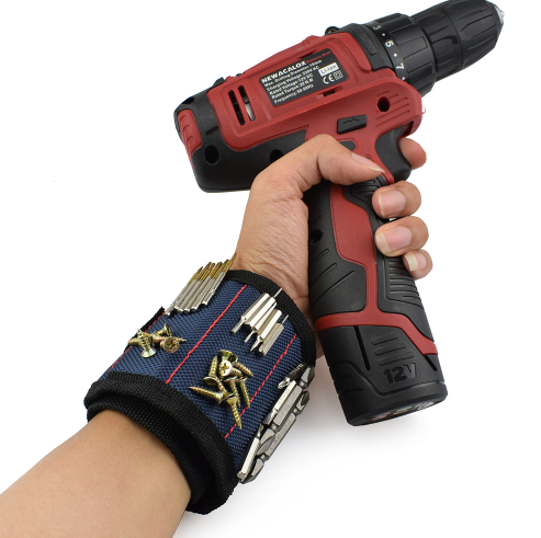 Powerful Magnetic Wristband for Tools and Accessories
