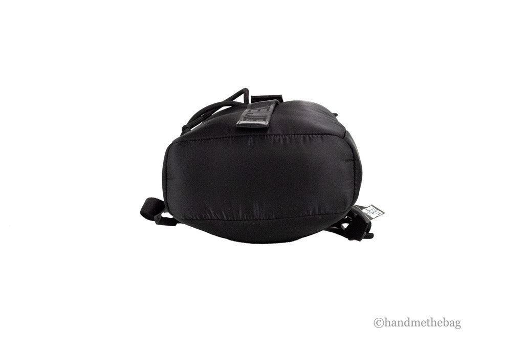 Versace Jeans Couture Small Black Nylon Safety Buckle Backpack
